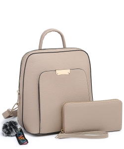 Convertible 2-in-1 Fashion Backpack BC2456 STONE
